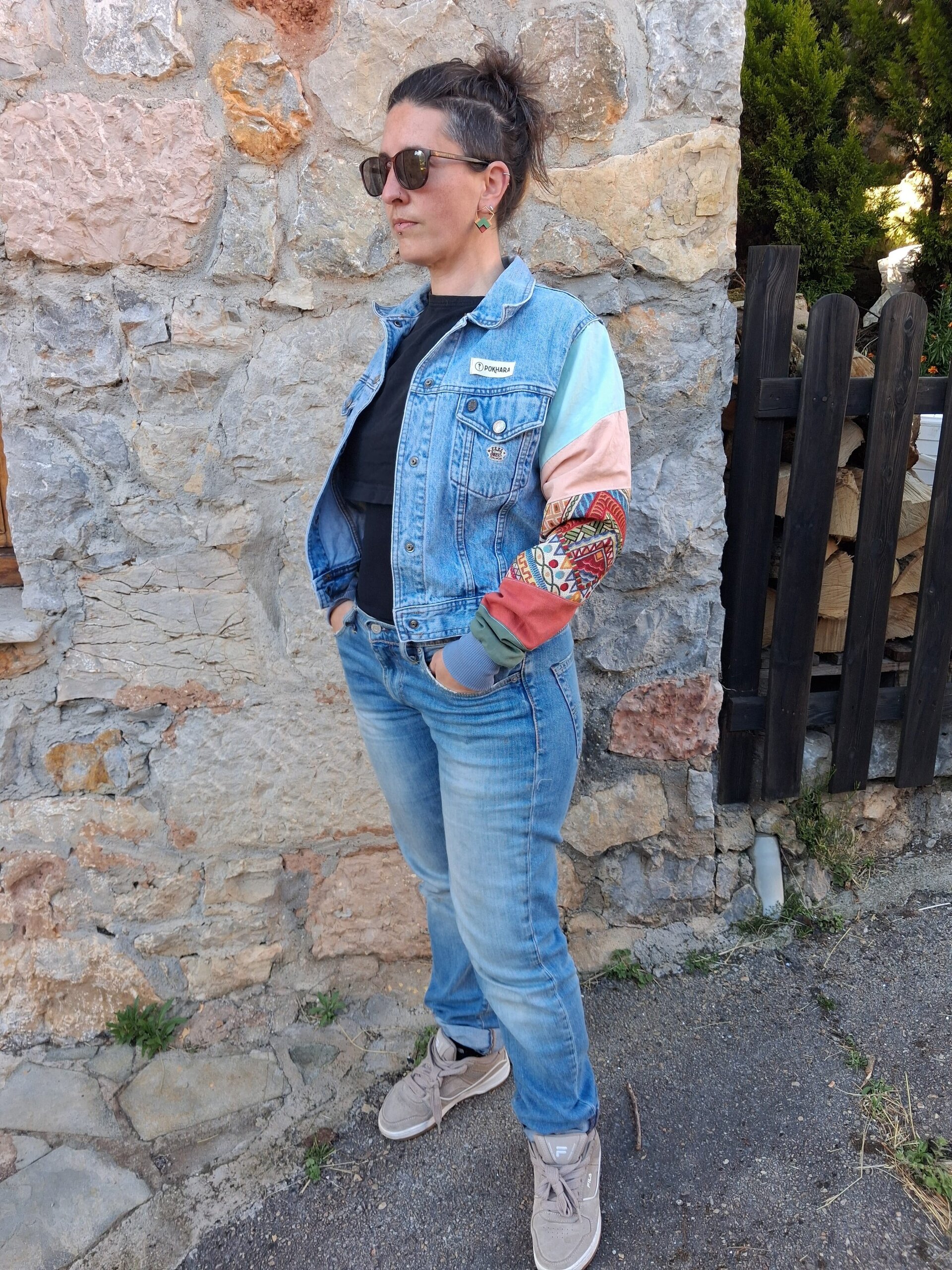 Cazadora vaquera ARIES talla S - 2