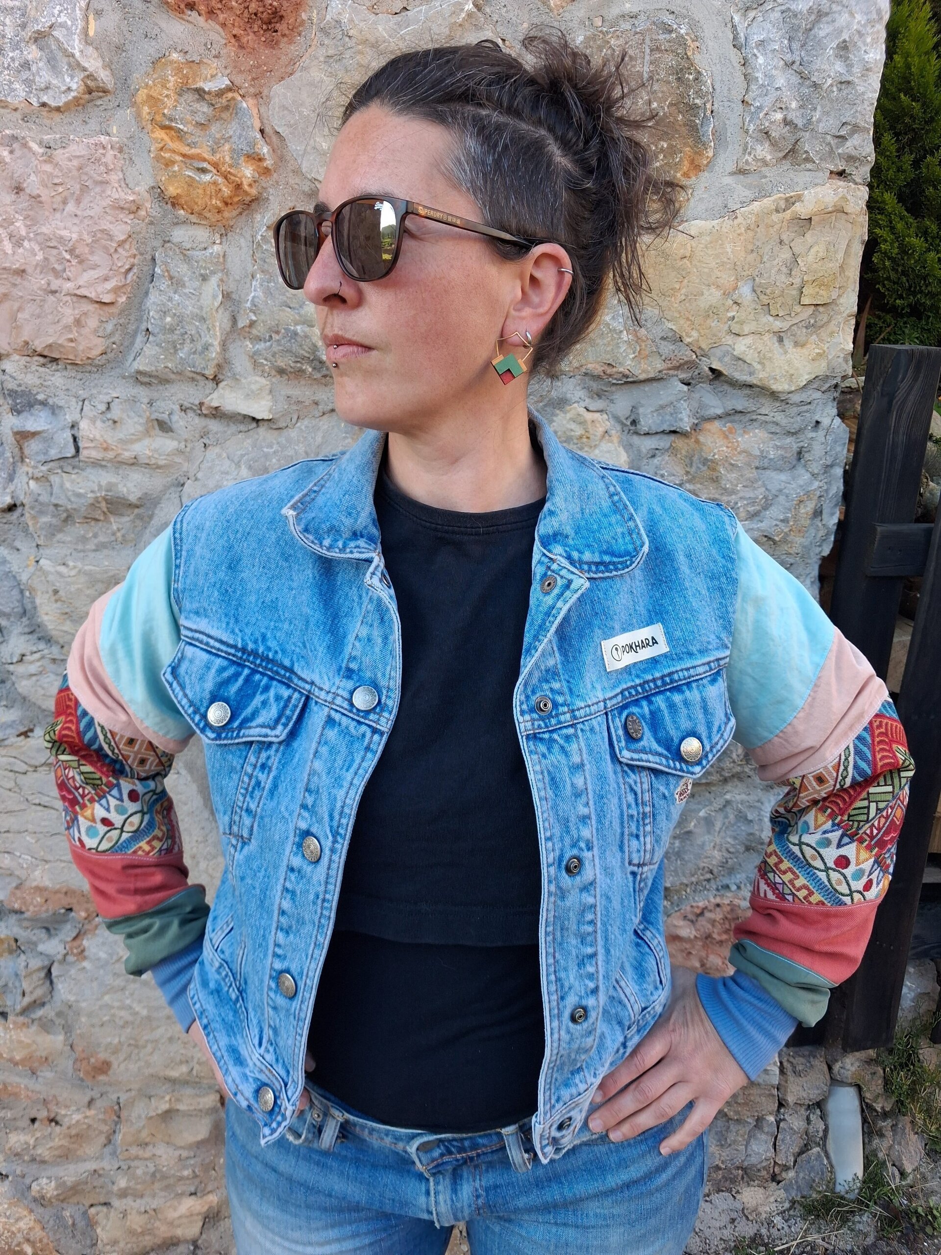 Cazadora vaquera ARIES talla S - 3