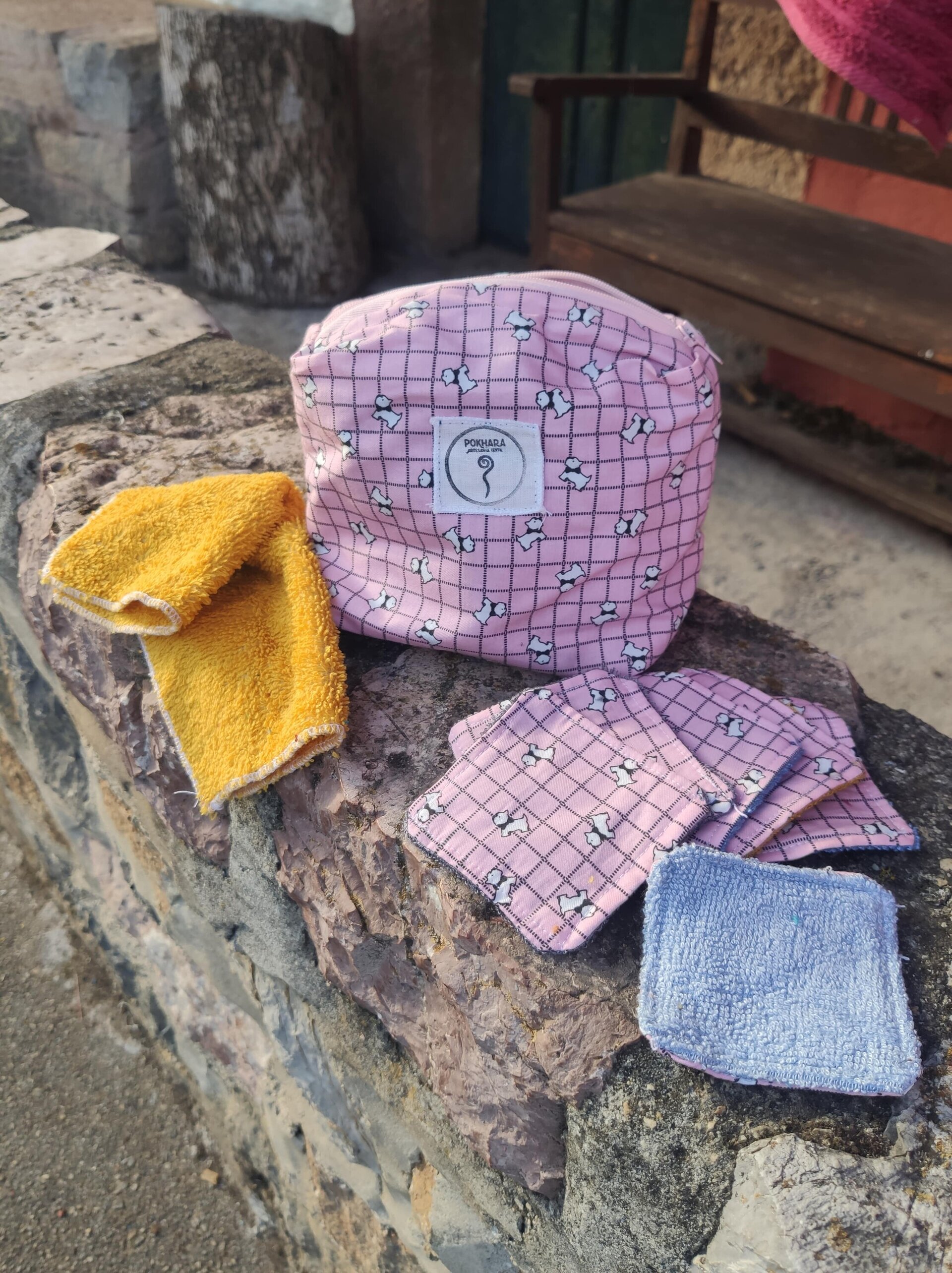 Neceseres + toallitas reutilizables - 9